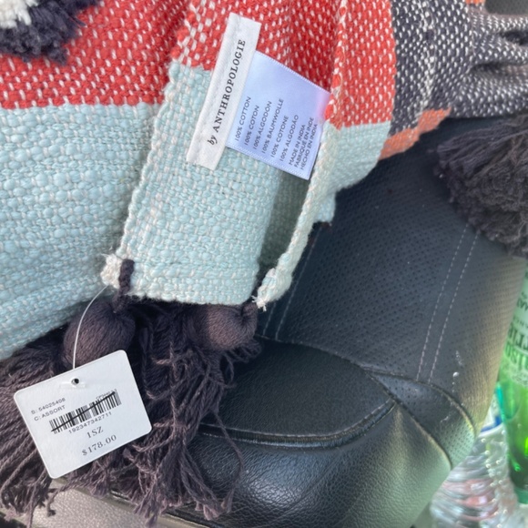 Anthropologie Tufted Richmond Throw Blanket w/ Tassels  $178 - Picture 3 of 4